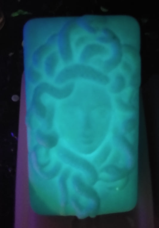 Dark Goddess goats milk glow blue