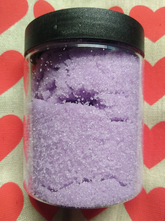Dark Goddess (Black Raspberry Vanilla) Sugar Scrubs with coconut oil